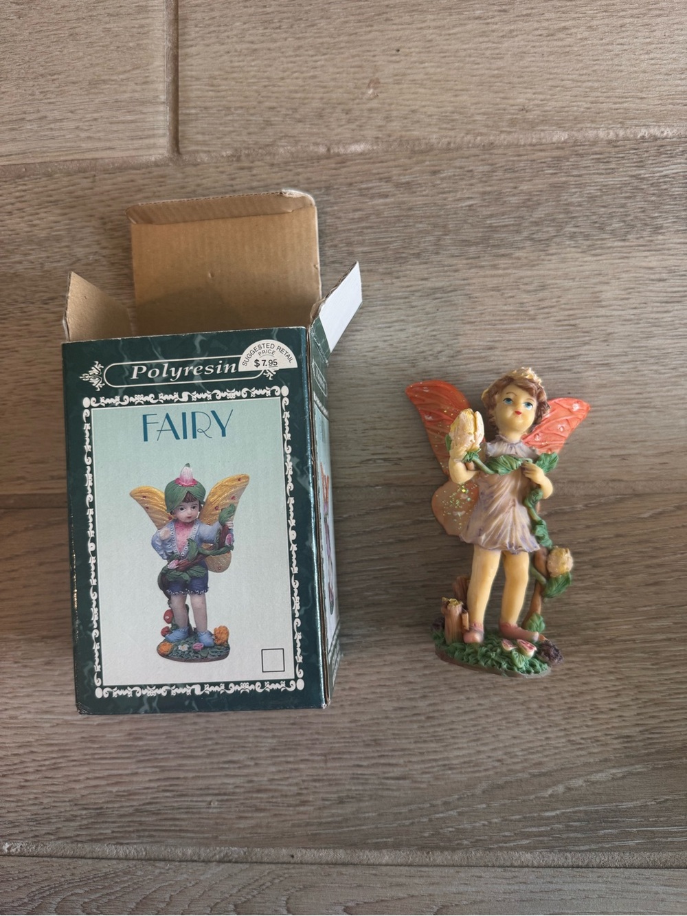 Fairy Figurine - Orange Wings